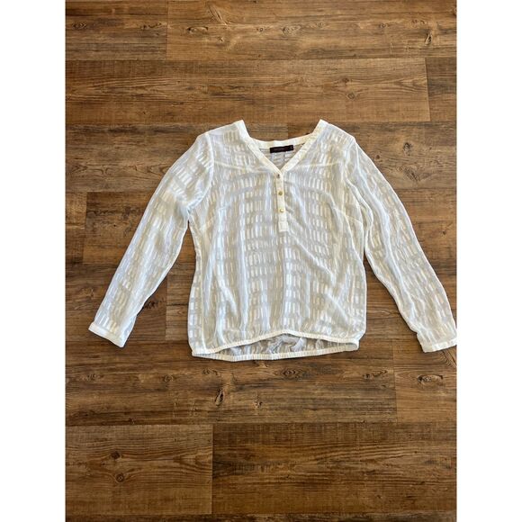 The Limited Gold Button Blouse - Picture 1 of 3